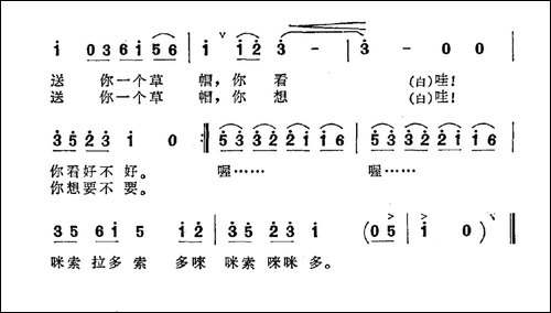 送你一个草帽