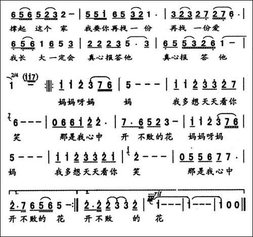 妈妈-你不要偷偷流泪