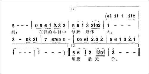 母爱无价-电视剧《妈妈》主题曲