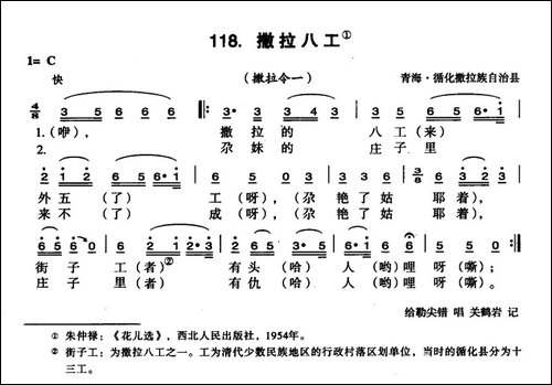 撒拉八工