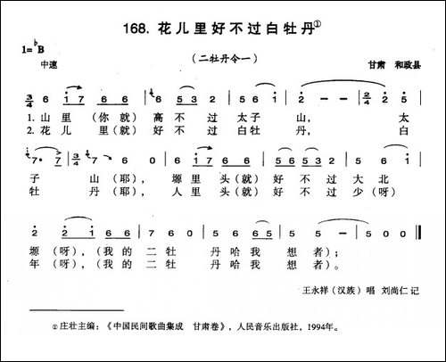 花儿里好不过白牡丹