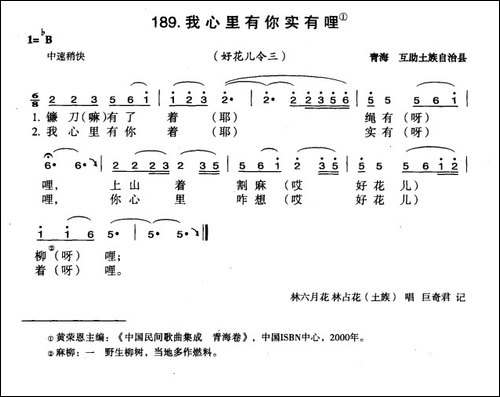 我心里有你实有哩