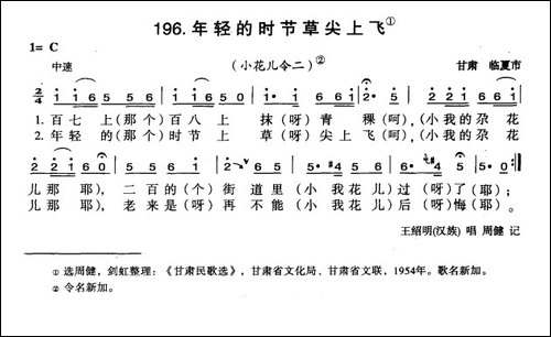 年轻的时节草尖上飞