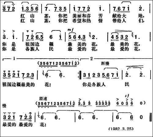 我爱春城红山茶