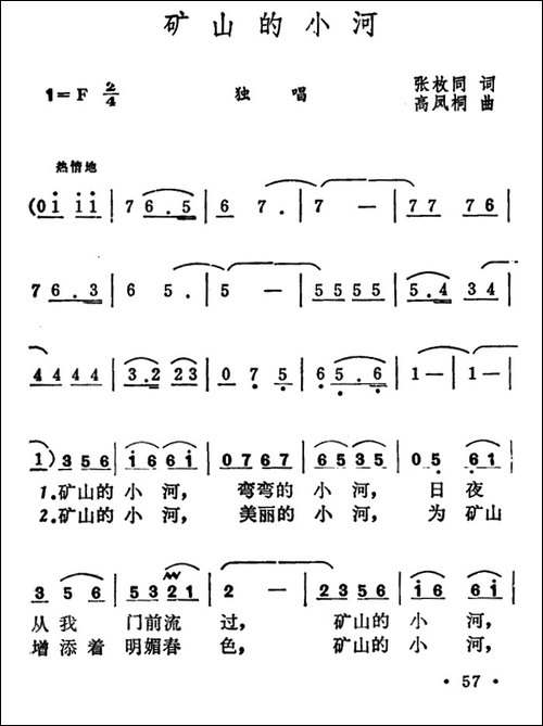 矿山的小河