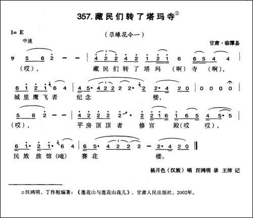 藏民们转了塔玛寺