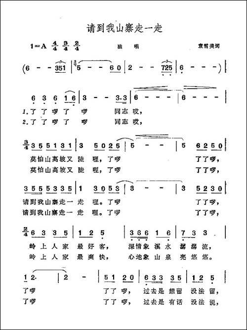 请到我山寨走一走