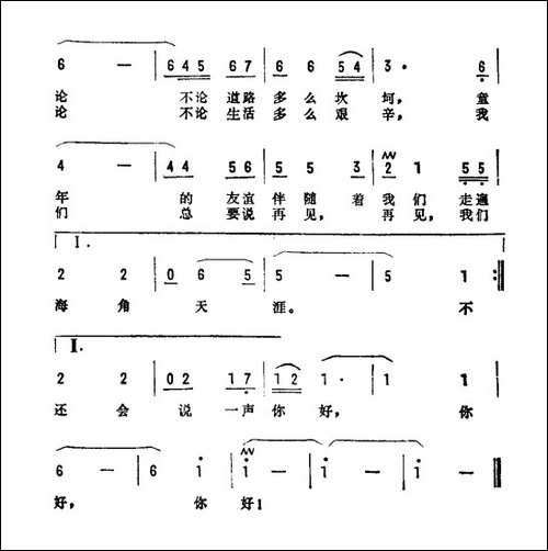 你好-电影《我和我的同学们》插曲