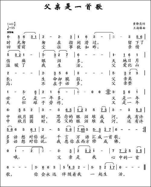 父亲是一首歌