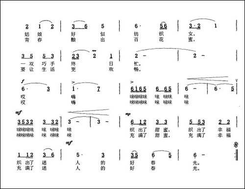 养蜂姑娘-孙洪威、于卫星词-金西曲