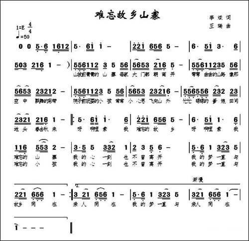 难忘故乡山寨