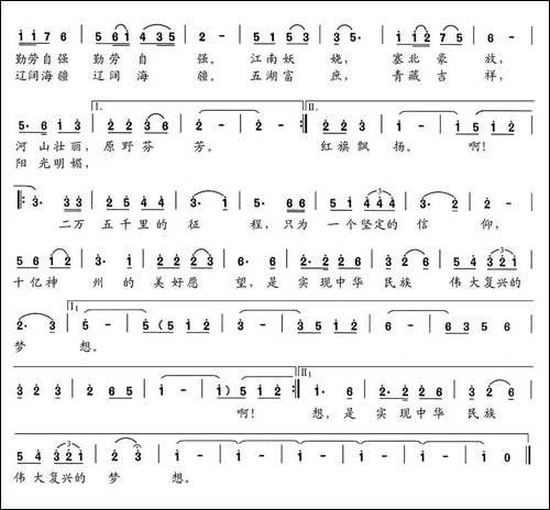 中国梦-梁伟凡、梁东词-李庆武、梁伟凡曲