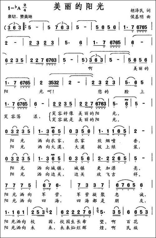 美丽的阳光