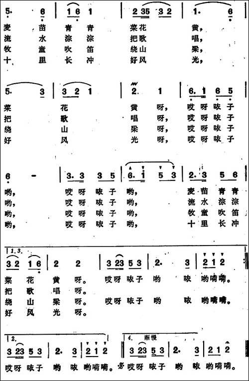 十里长冲好风光--安徽庐江民歌