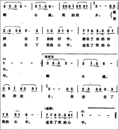 小城，我的故乡-