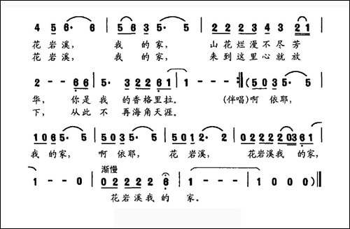 花岩溪，我的家