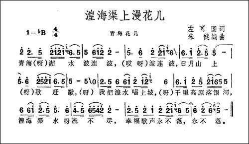 湟海渠上漫花儿