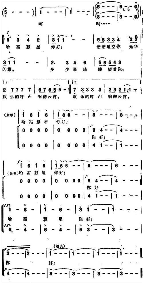 哈雷慧星，你好！