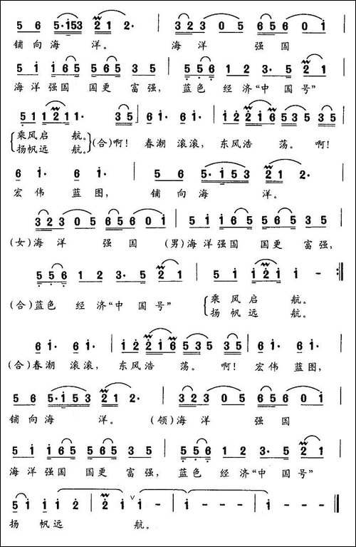 蓝色经济扬帆远航