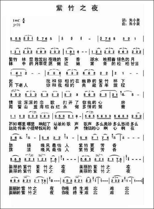 紫竹之夜