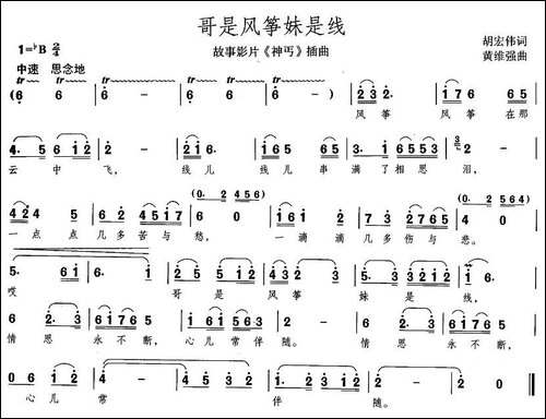 哥是风筝妹是线-电影《神丐》插曲