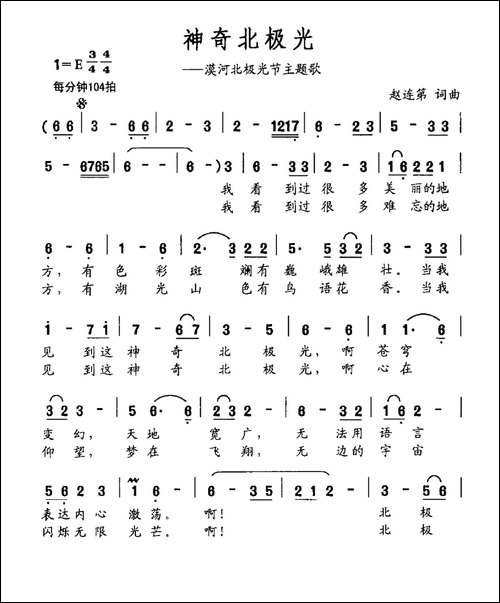 神奇北极光