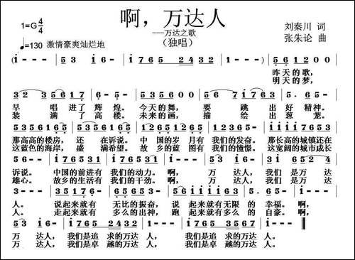 啊，万达人