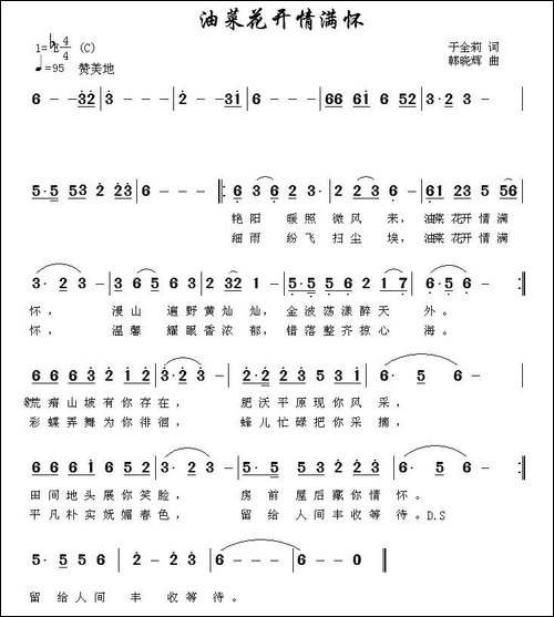 油菜花开满情怀