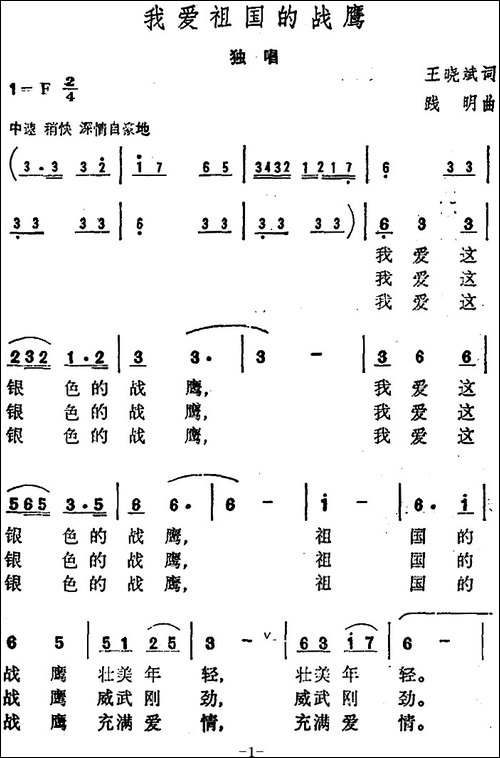 我爱祖国的战鹰-