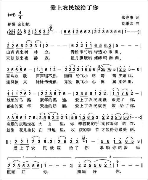 爱上农民嫁给了你