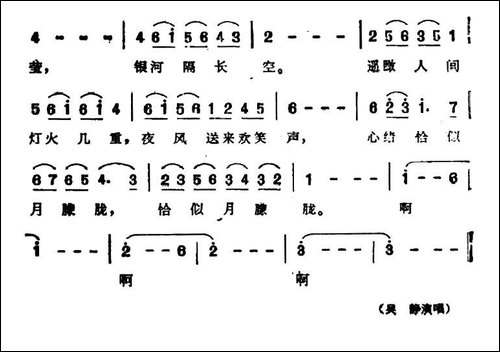 87版《西游记》歌曲集：嫦娥曲--