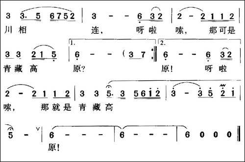 青藏高原-张千一-词曲