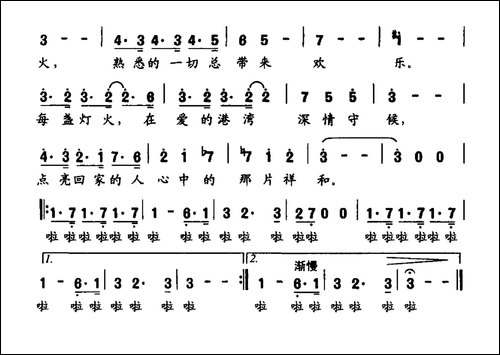 城市灯火