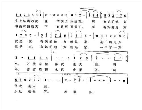 有妈的地方就是家-冯之词-何初贤曲