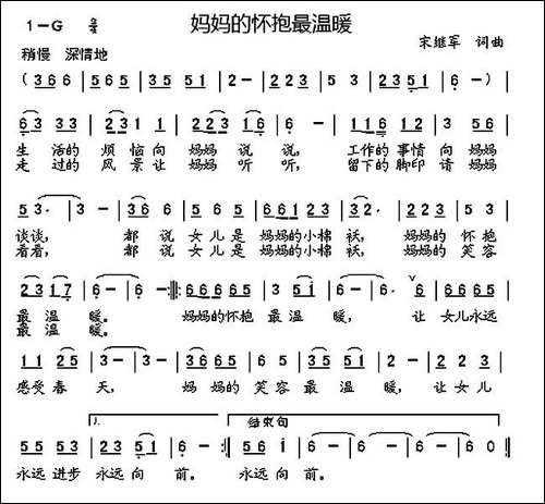 妈妈的怀抱最温暖-
