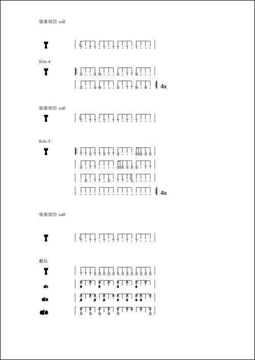 Lafè-非洲手鼓谱