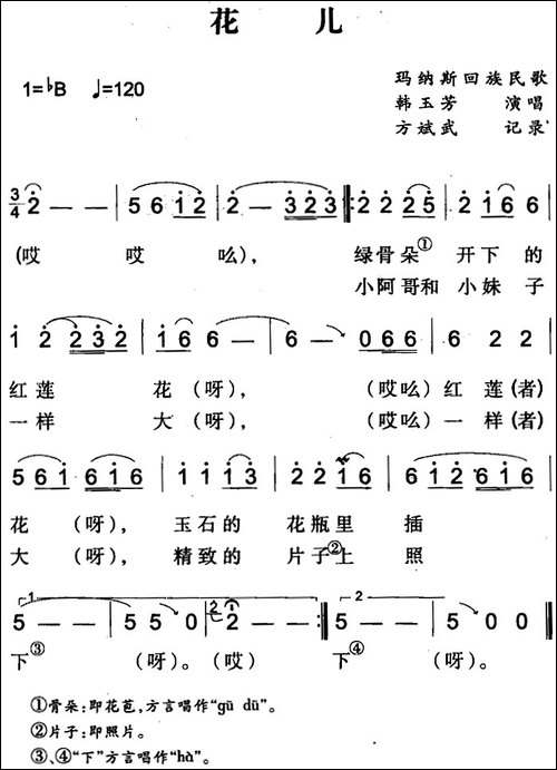 花儿-玛纳斯回族民歌