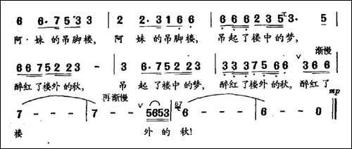 吊脚楼里的阿妹-廖泽川词-王辉曲