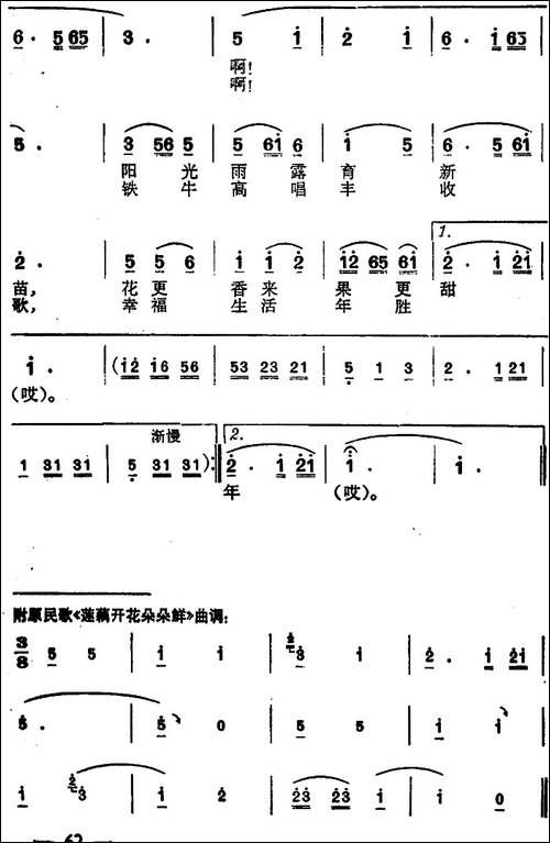 公社花开朵朵鲜