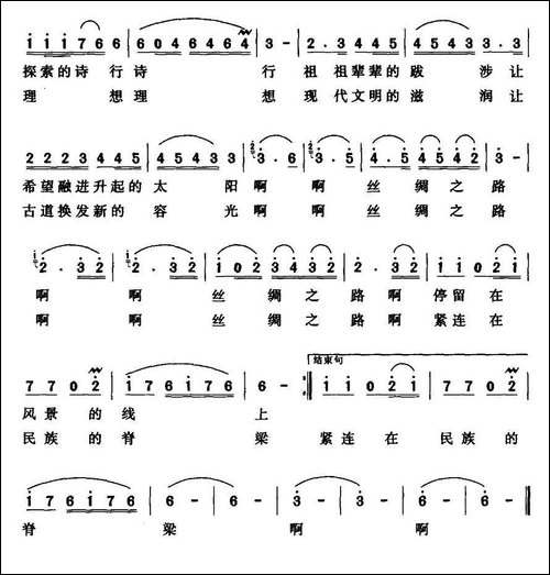 丝绸之路-杜艳梅词-任求林曲