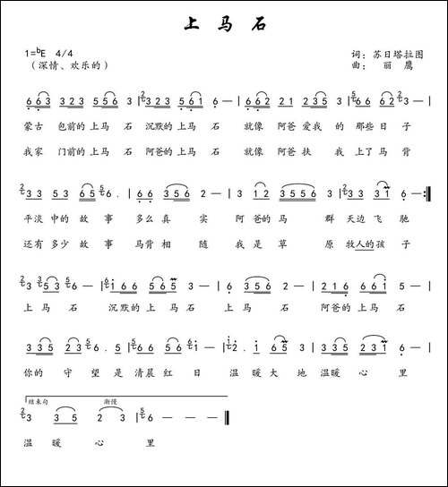 上马石