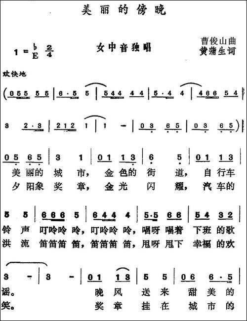 美丽的傍晚