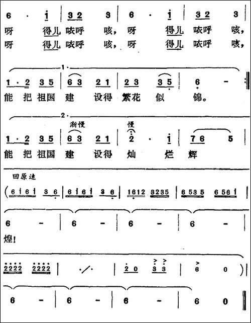 民族团结之歌-杨成杰词-曹俊山曲