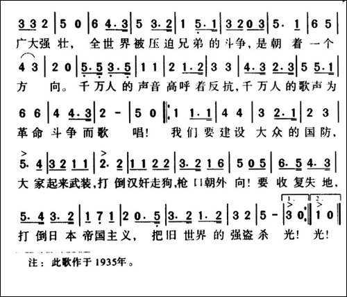 军歌金曲：救亡进行曲
