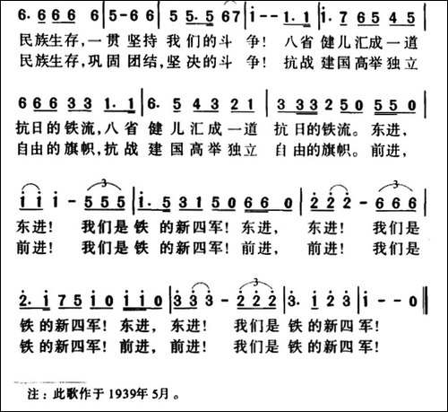 军歌金曲：新四军军歌