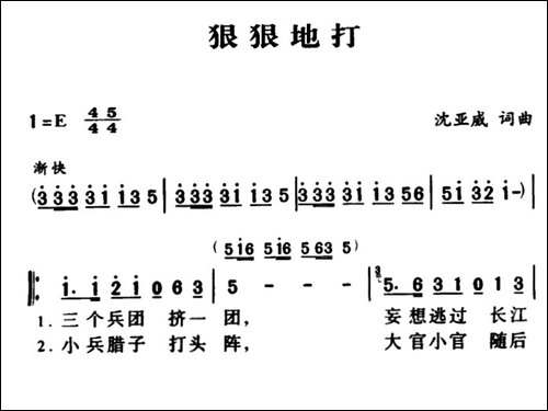 军歌金曲：狠狠地打