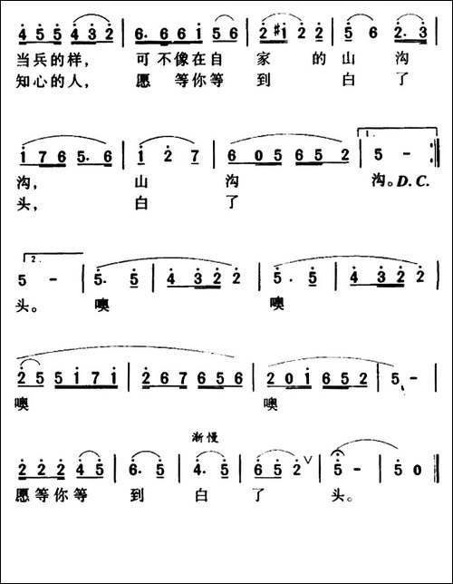 军歌金曲：哥哥要当兵走