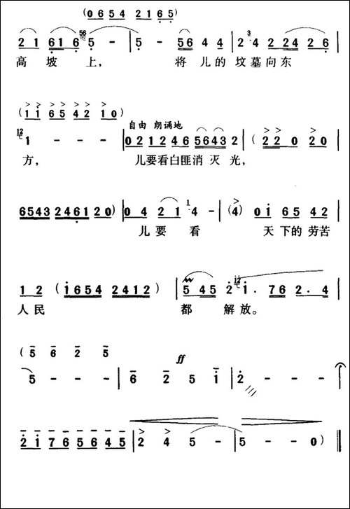 军歌金曲：看天下劳苦人民都解放