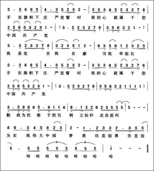 我是党员我自豪