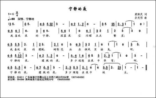 宁静的夜